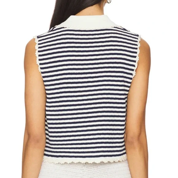 NWT SEA NY Addy Striped Knit Top - Picture 3 of 7